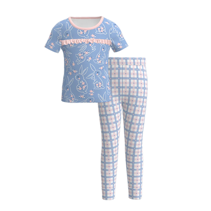 PREORDER 3.3 GIRLS EASTER PRINT PAJAMA PANTS SET