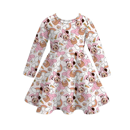 PREORDER 3.4 BOYS + GIRLS EASTER MAGIC MOUSE PRINT DRESS/TOP