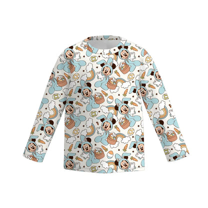 PREORDER 3.4 BOYS + GIRLS EASTER MAGIC MOUSE PRINT DRESS/TOP