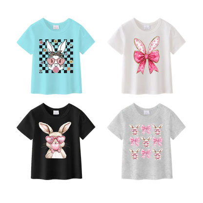 PREORDER 3.0 GIRLS EASTER BUNNY PRINT T-SHIRT