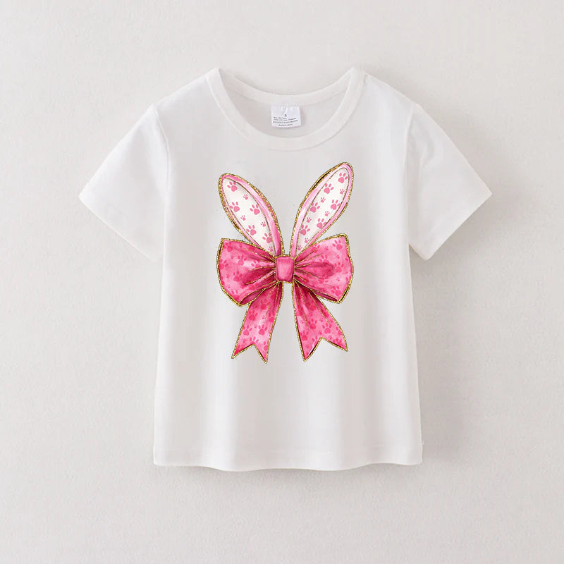 PREORDER 3.0 GIRLS EASTER BUNNY PRINT T-SHIRT