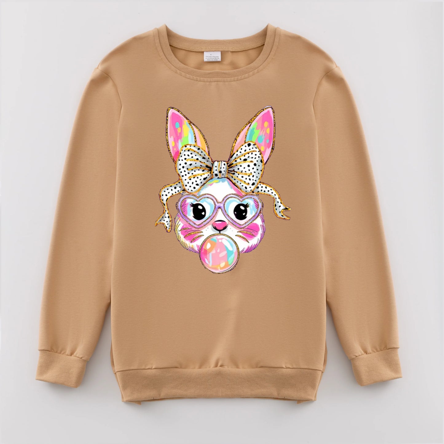 PREORDER 3.0 MOMMY AND ME EASTER BUNNY PRINT SWEATSHIRT