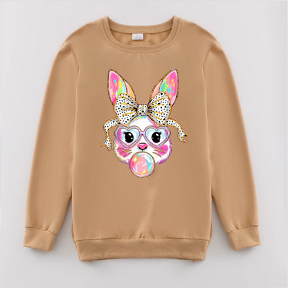 PREORDER 3.0 MOMMY AND ME EASTER BUNNY PRINT SWEATSHIRT