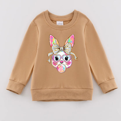 PREORDER 3.0 MOMMY AND ME EASTER BUNNY PRINT SWEATSHIRT