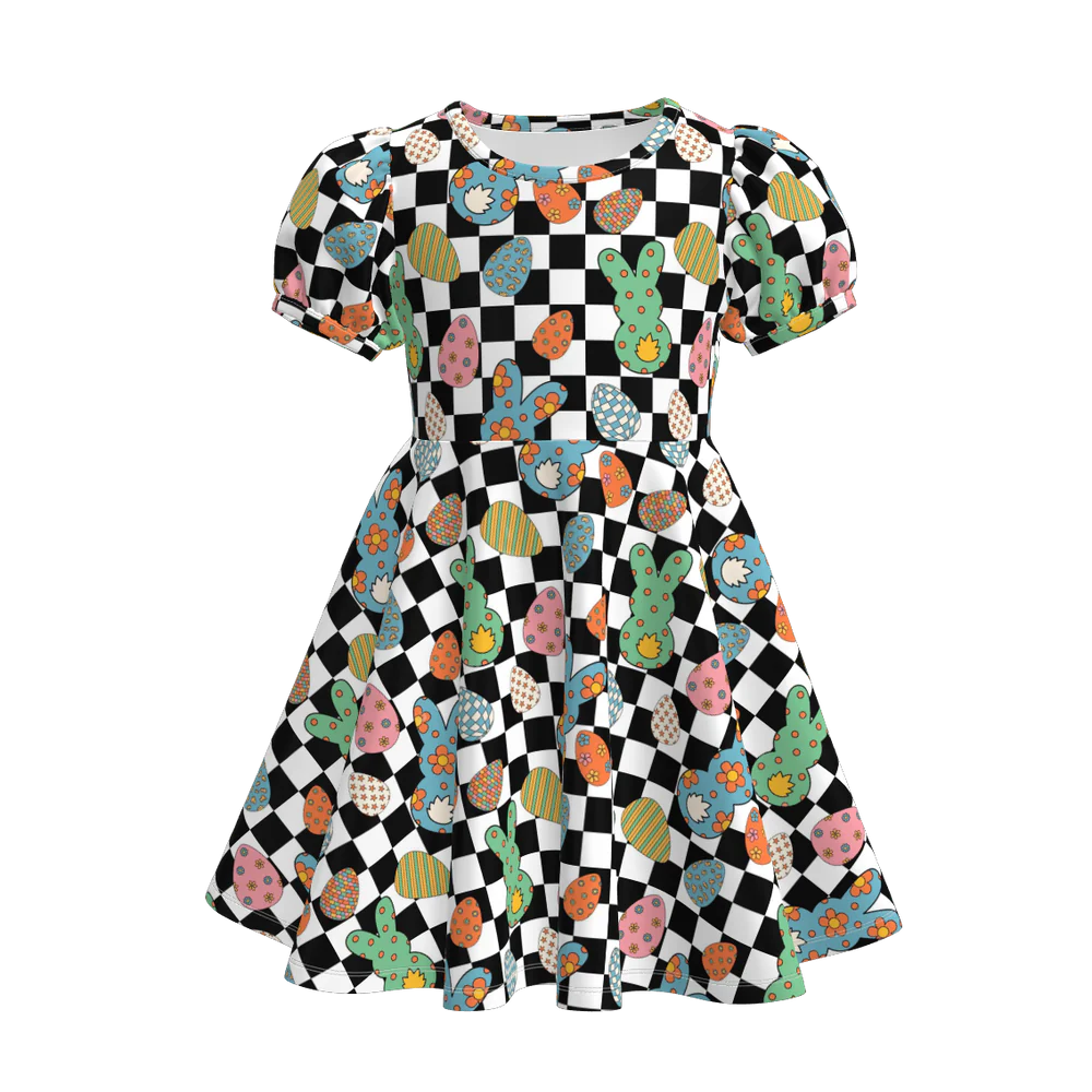 PREORDER 3.0 EASTER BUNNY PRINT DRESS