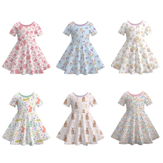 PREORDER 3.2 EASTER PRINT DRESS