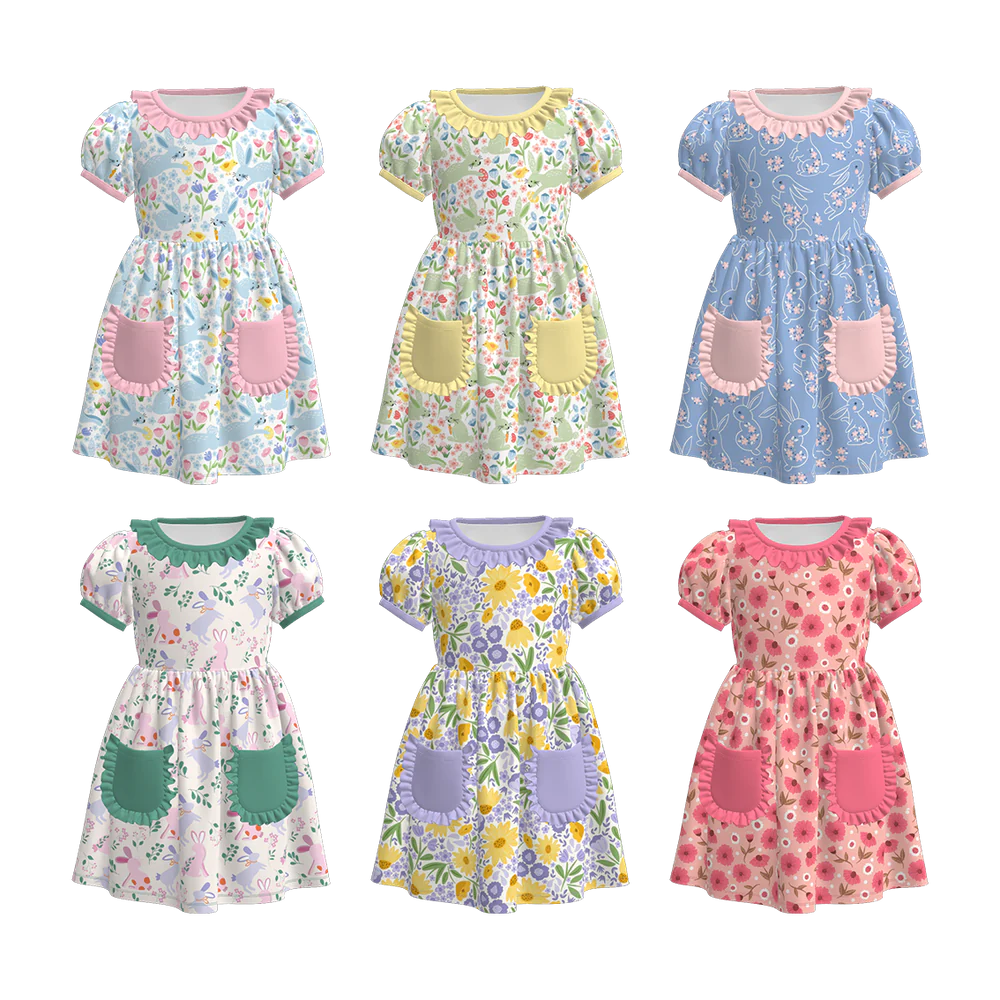 PREORDER 3.3 EASTER PRINT DRESS