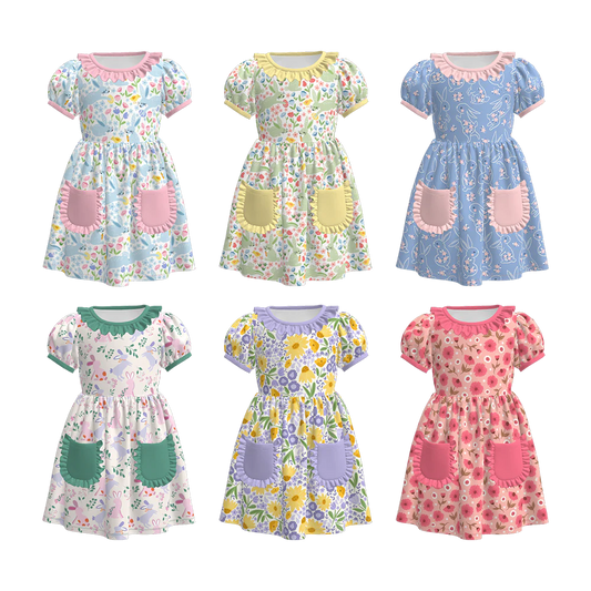 PREORDER 3.3 EASTER PRINT DRESS