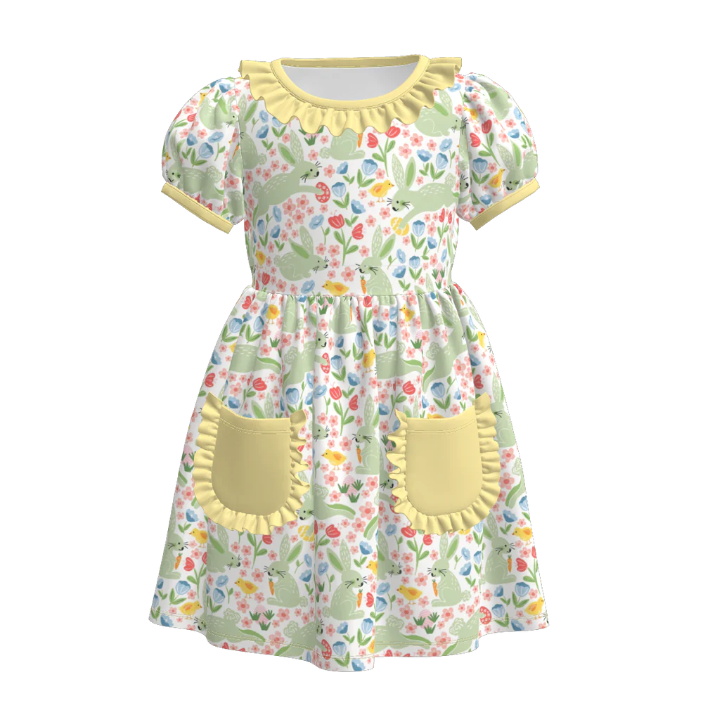 PREORDER 3.3 EASTER PRINT DRESS