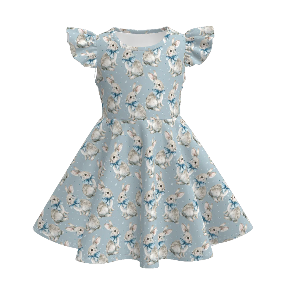 PREORDER 3.4 EASTER FLORAL PRINT DRESS