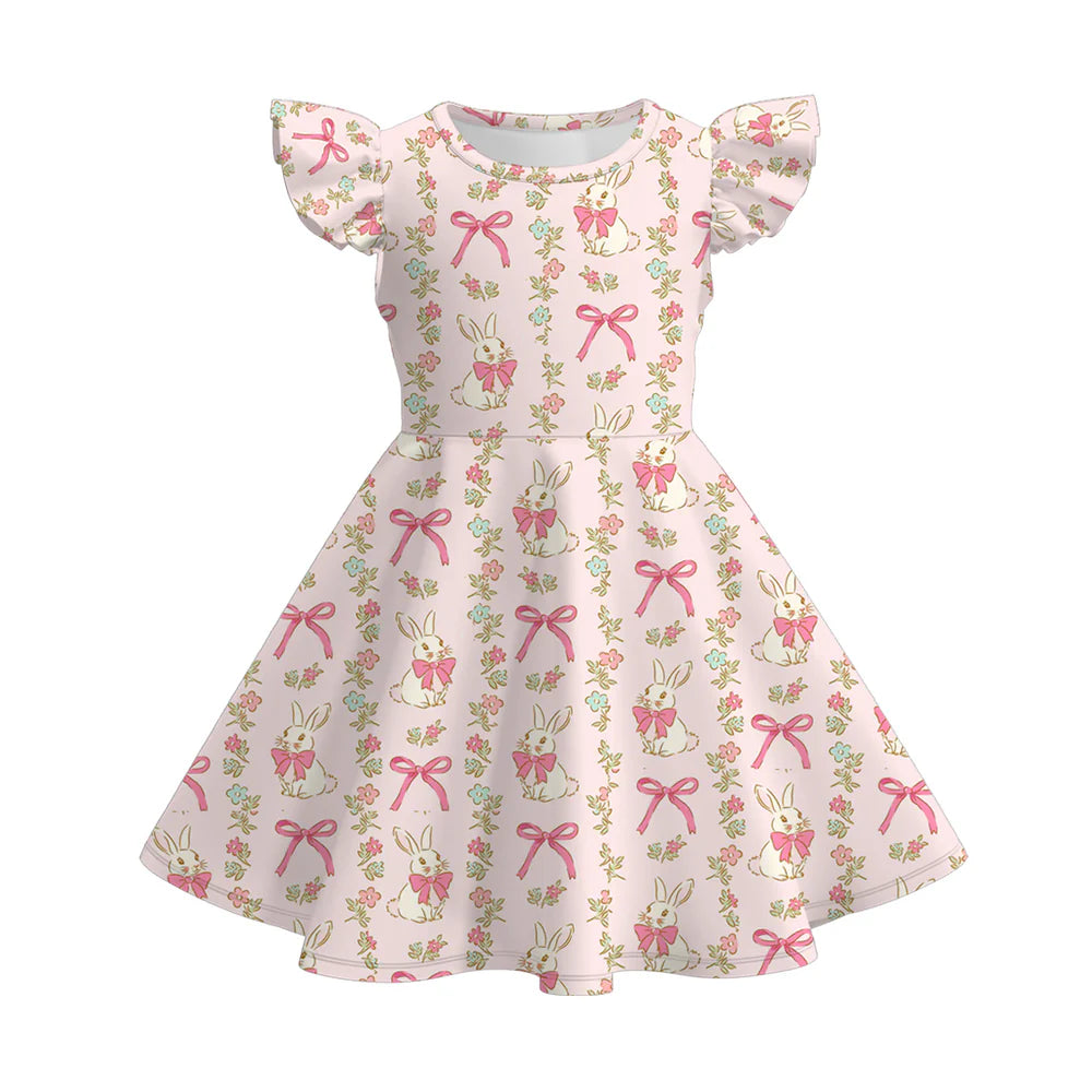 PREORDER 3.1 EASTER PRINT FLY SLEEVE DRESS