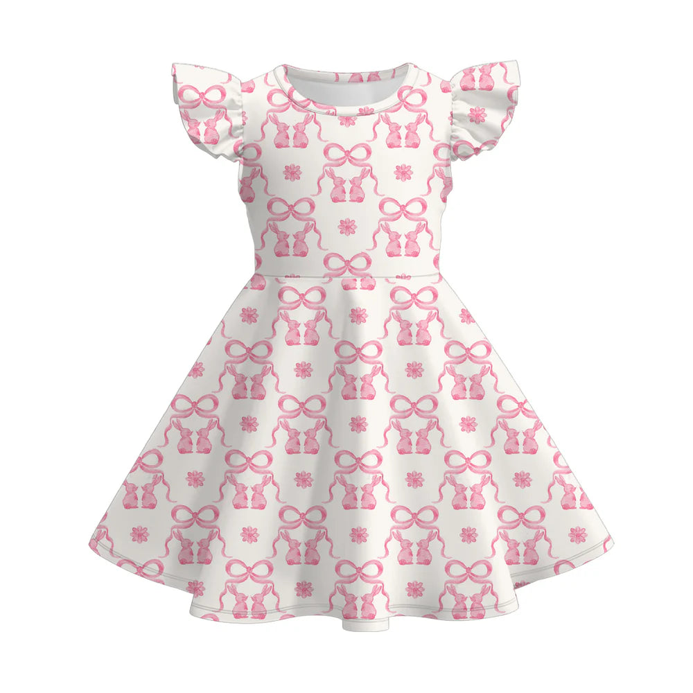 PREORDER 3.1 EASTER PRINT FLY SLEEVE DRESS