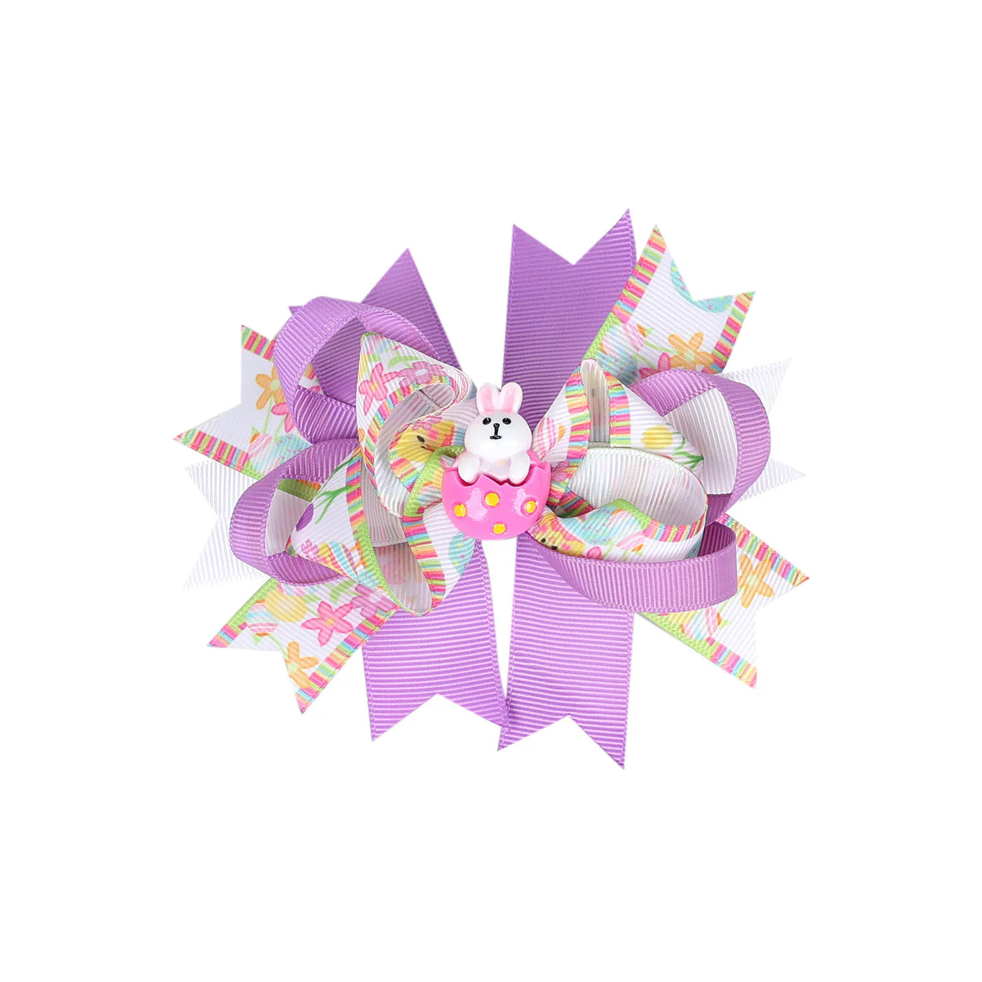 PREORDER 3 GIRLS EASTER BUNNY BOW HAIR CLIP