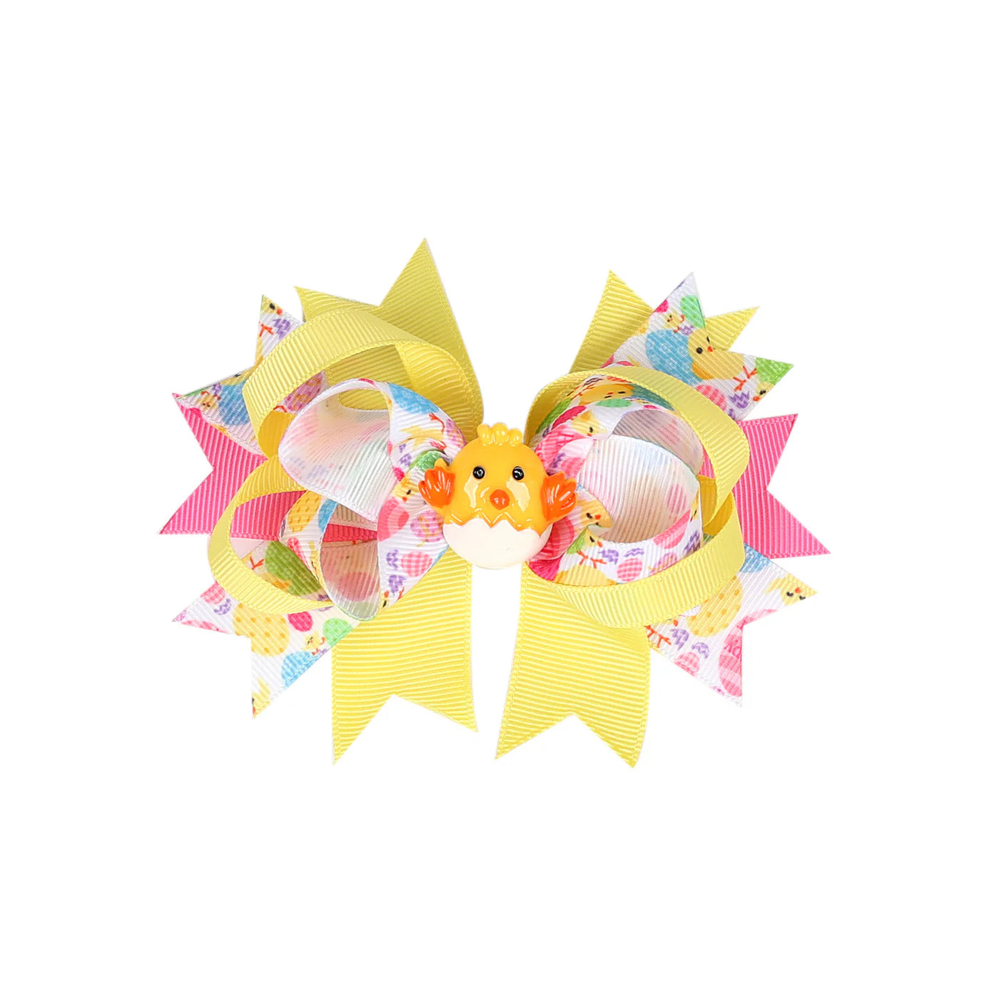 PREORDER 3 GIRLS EASTER BUNNY BOW HAIR CLIP