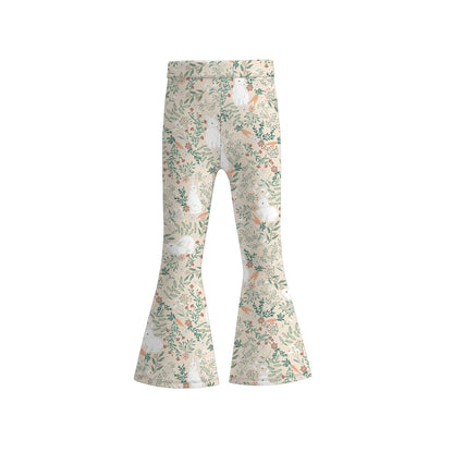 PREORDER 3.9 GIRLS EASTER PRINT BELL PANTS