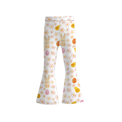 PREORDER 3.9 GIRLS EASTER PRINT BELL PANTS