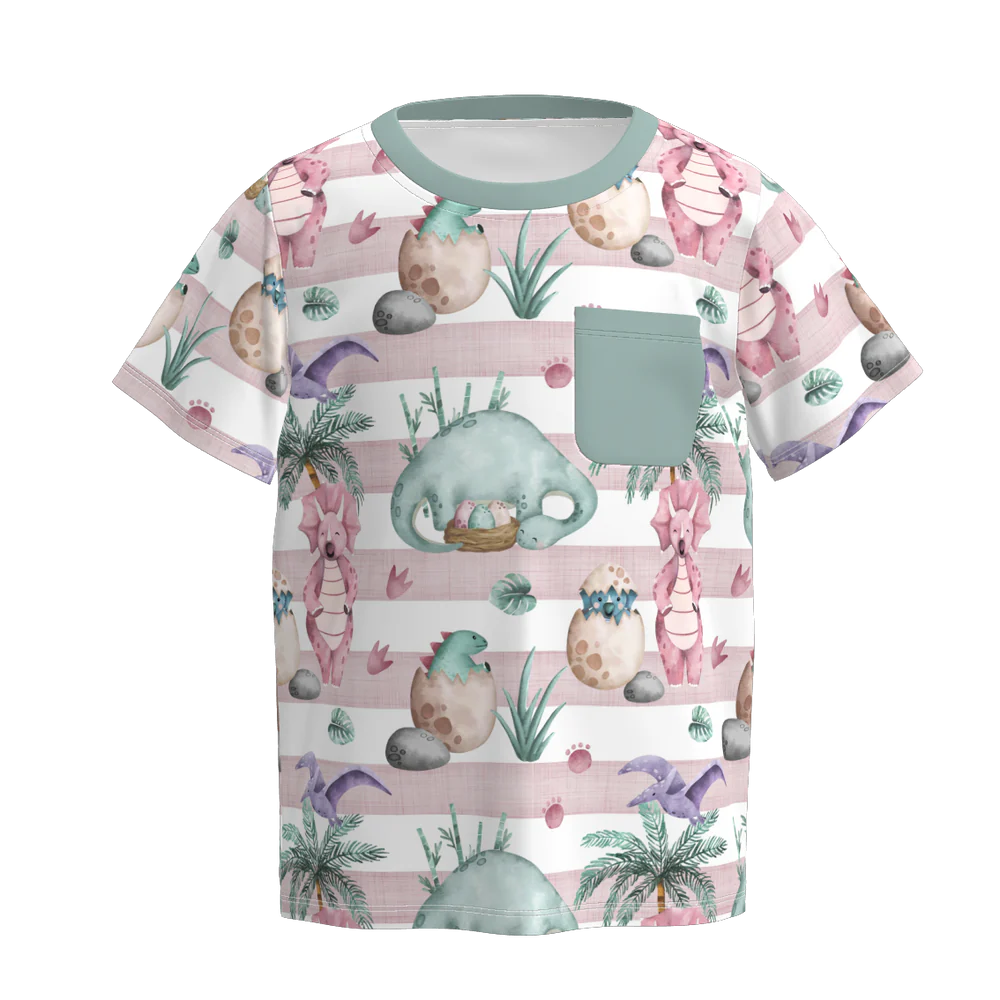 PREORDER 3.1 BOYS EASTER BUNNY＆FARM PRINT TOP