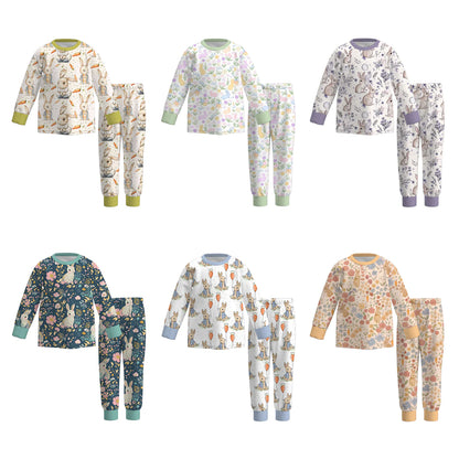 PREORDER 3.2 BOYS EASTER PRINT PAJAMA PANTS SET