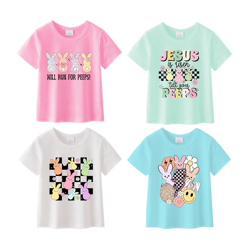 PREORDER 3.0 GIRLS EASTER PRINT T-SHIRT