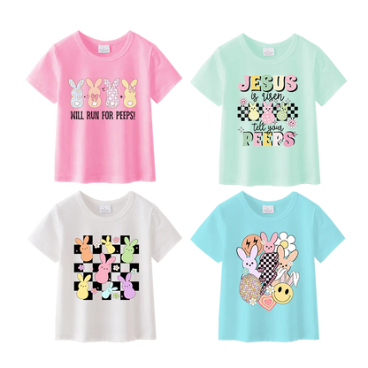 PREORDER 3.0 GIRLS EASTER PRINT T-SHIRT