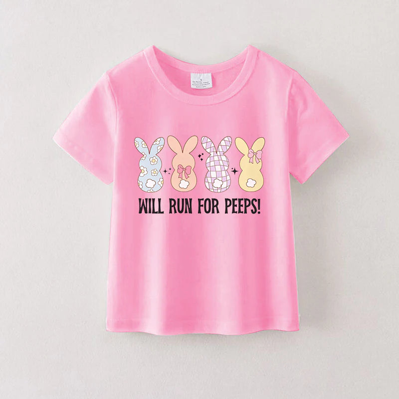 PREORDER 3.0 GIRLS EASTER PRINT T-SHIRT