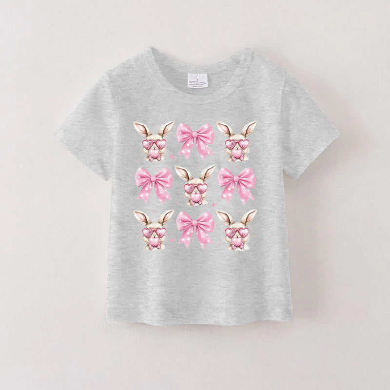 PREORDER 3.0 GIRLS EASTER BUNNY PRINT T-SHIRT