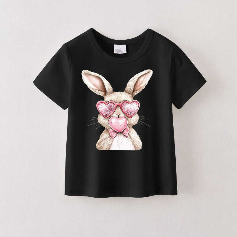 PREORDER 3.0 GIRLS EASTER BUNNY PRINT T-SHIRT