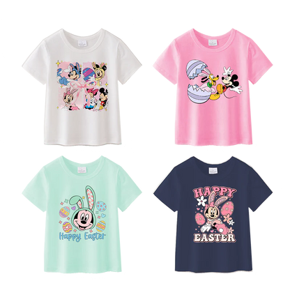 PREORDER 3.0 GIRLS EASTER MAGIC MOUSE PRINT T-SHIRT