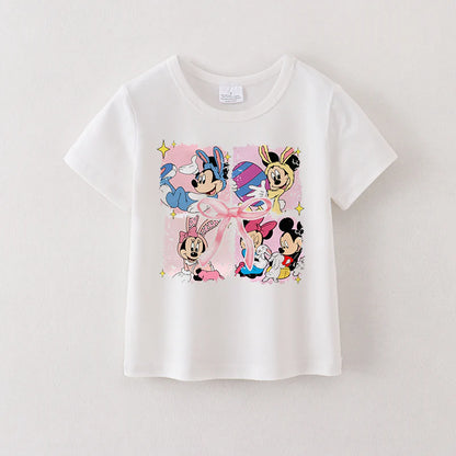 PREORDER 3.0 GIRLS EASTER MAGIC MOUSE PRINT T-SHIRT