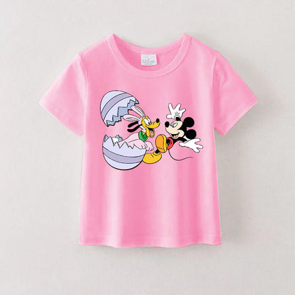 PREORDER 3.0 GIRLS EASTER MAGIC MOUSE PRINT T-SHIRT