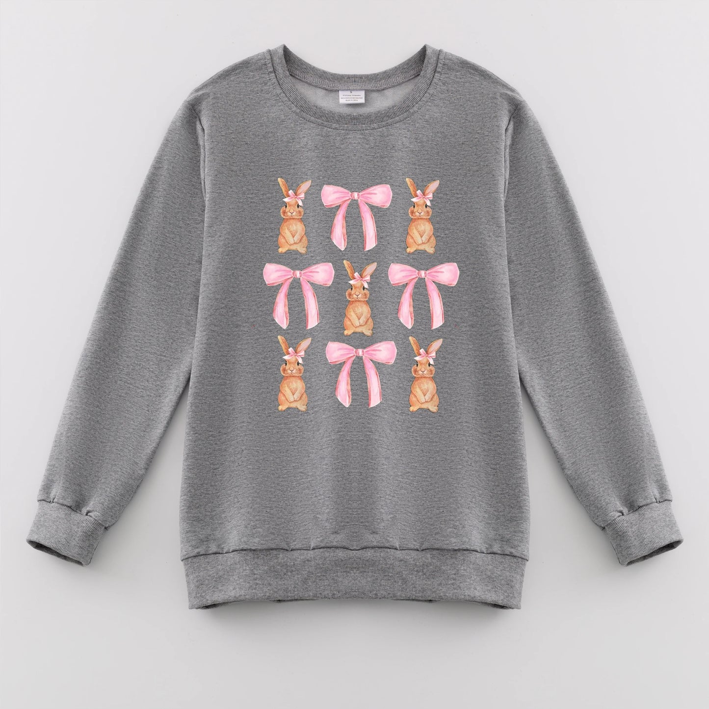 PREORDER 3.1 MOMMY AND ME EASTER BUNNY COQUETTE PRINT SWEATSHIRT