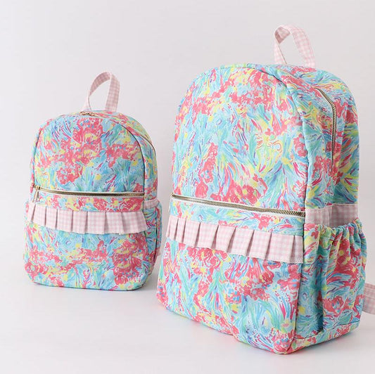 Lily Floral Ruffle Mini Backpack