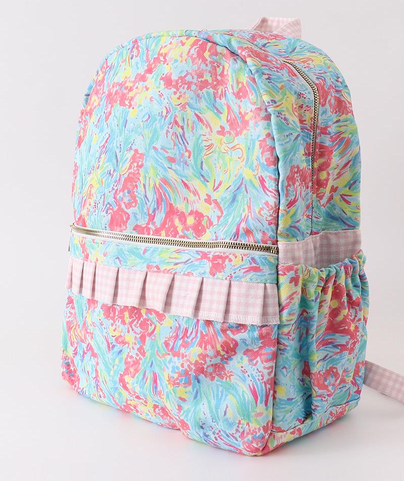 Lily Floral Ruffle Mini Backpack