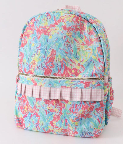 Lily Floral Ruffle Mini Backpack