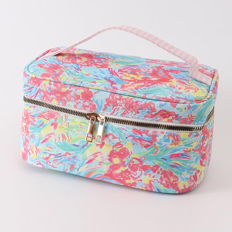 Lily Floral Makeup Bag