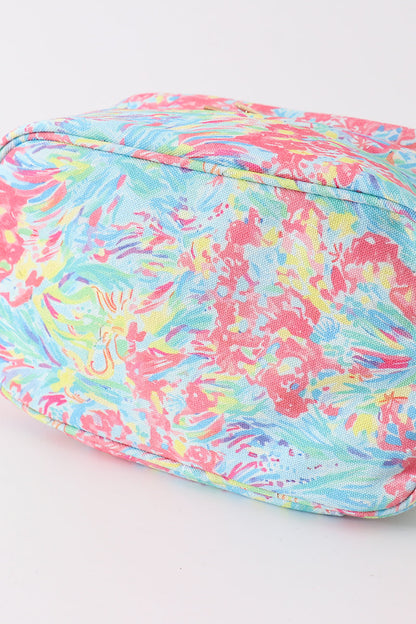 Lily Floral Makeup Bag