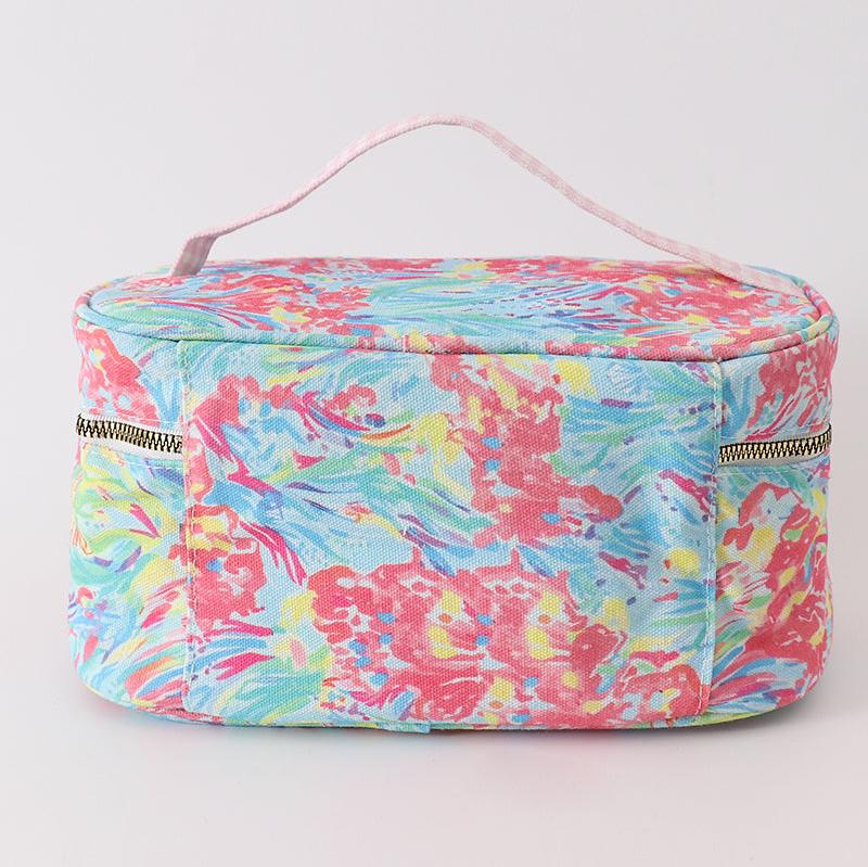 Lily Floral Makeup Bag