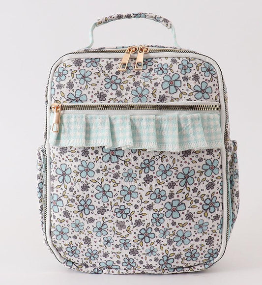 Maci Floral Ruffle Lunch Bag