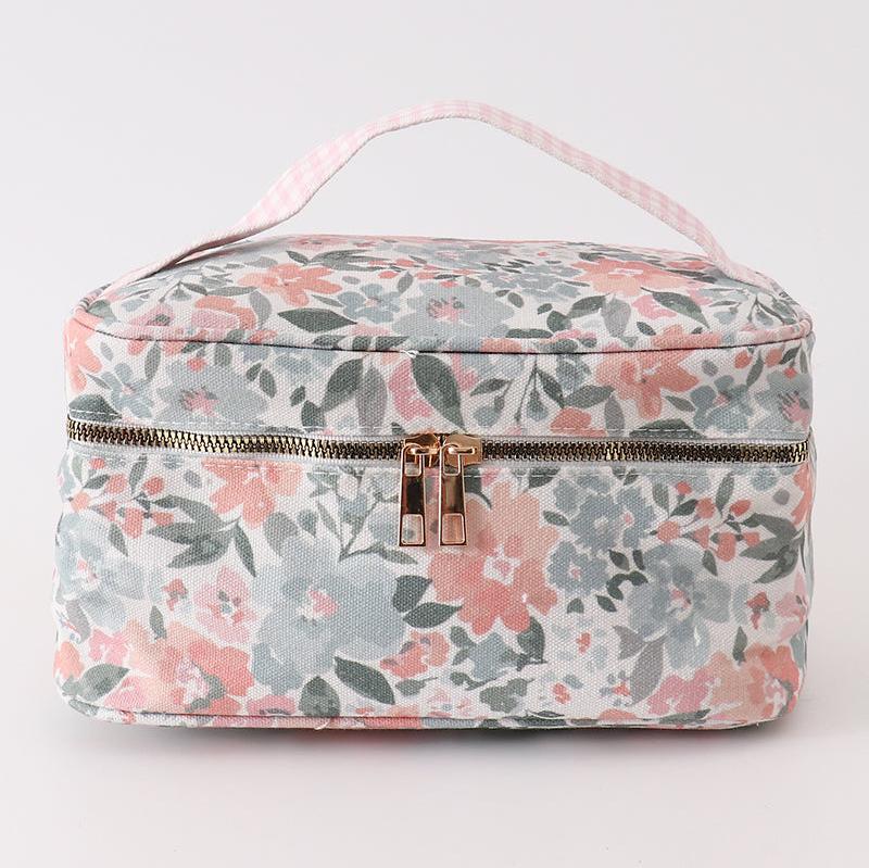 Haley Floral Makeup Bag