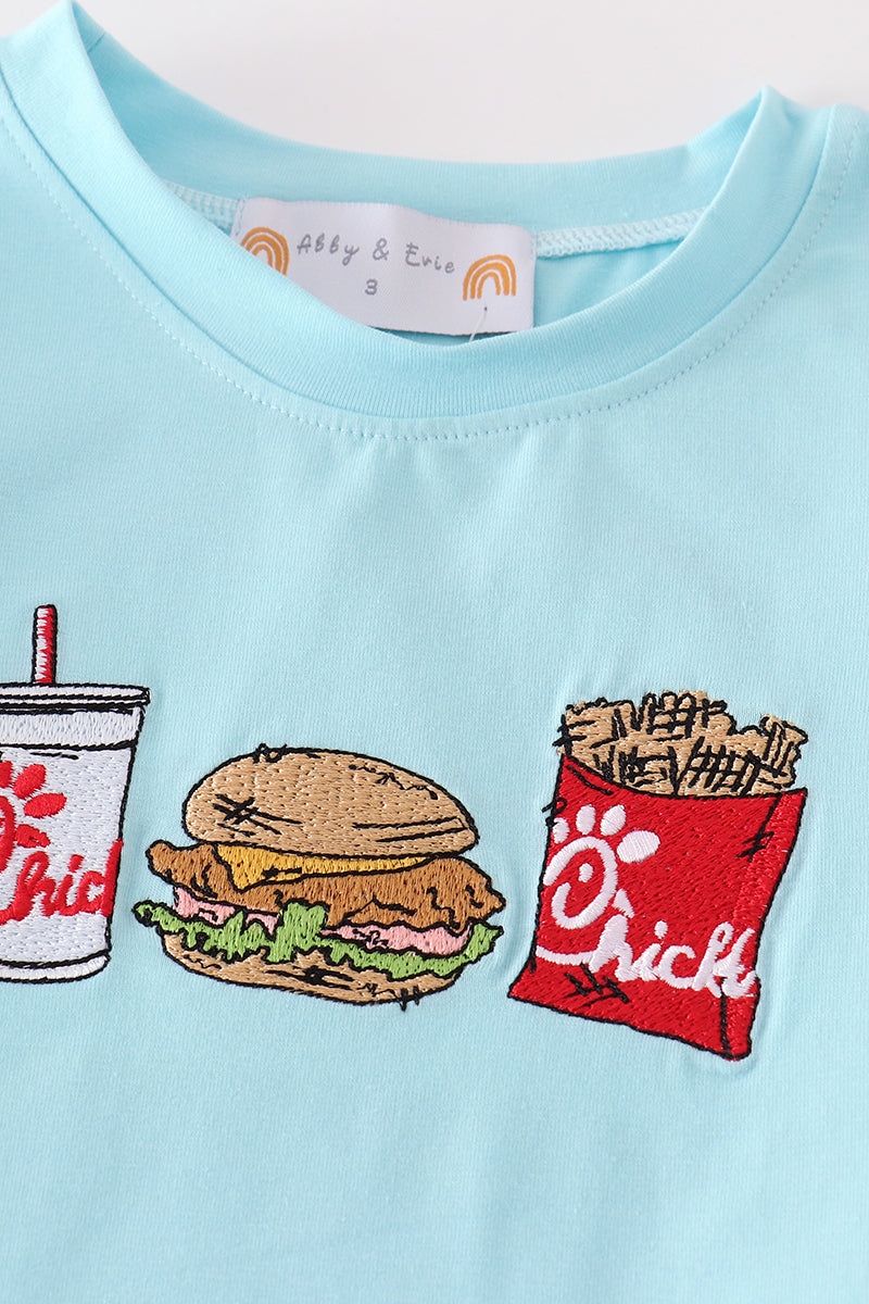 Chick Fil A Embroidered Boy Pants Set