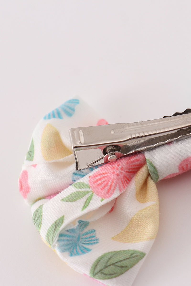 Lana Floral Print Hair Bows