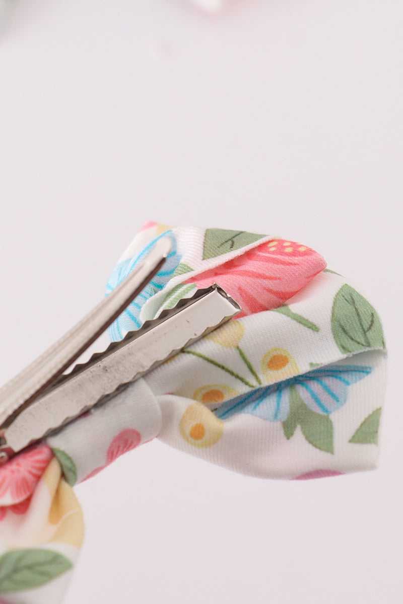 Lana Floral Print Hair Bows