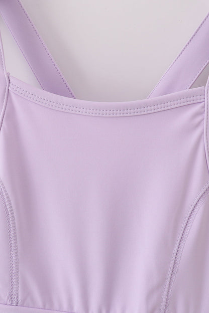 Sporty Ruffle Tennis Dress - Purple