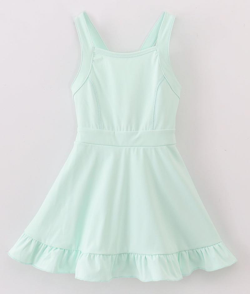 Sporty Ruffle Tennis Dress - Mint