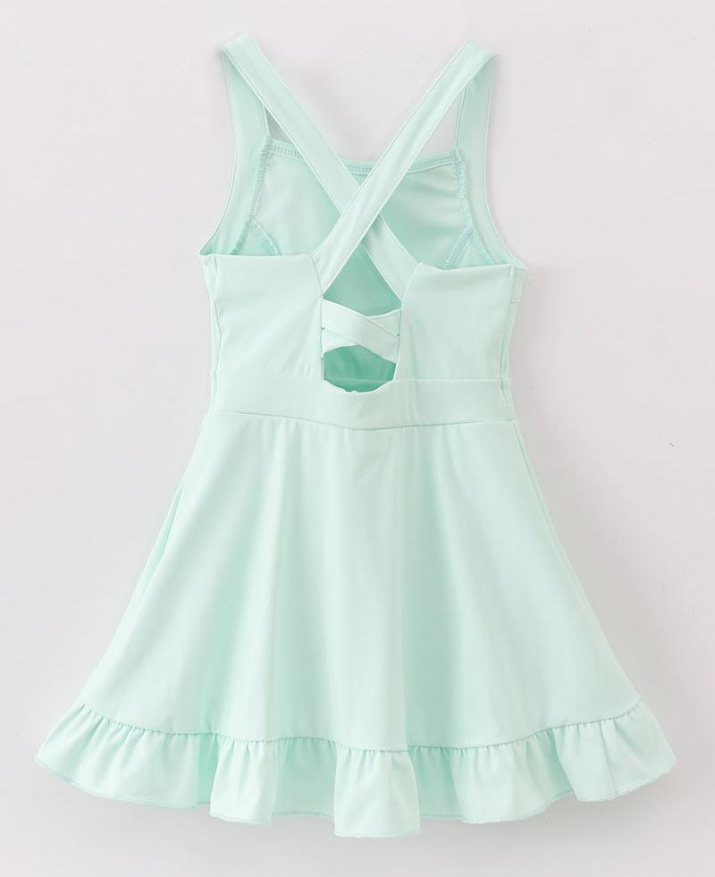 Sporty Ruffle Tennis Dress - Mint