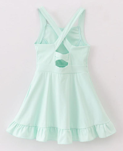 Sporty Ruffle Tennis Dress - Mint