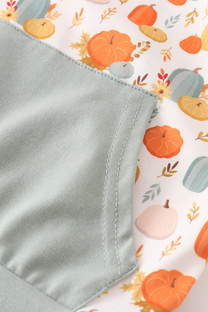 Green Pumpkin Boy Jogger Set