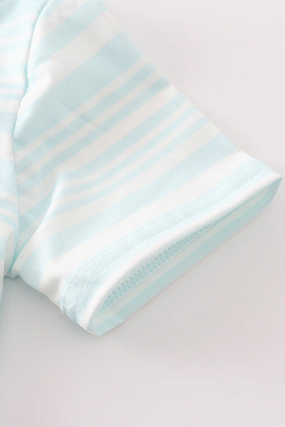 Samuel Blue Stripe Boy Pants Set