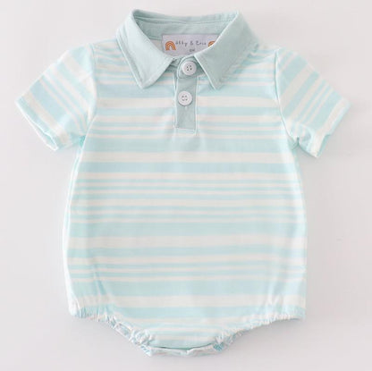 Samuel Blue Stripe Boy Bubble