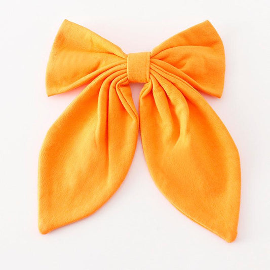 Orange Hair Bow